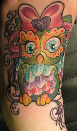 Looking for unique  Tattoos? Viva La Glam OWL